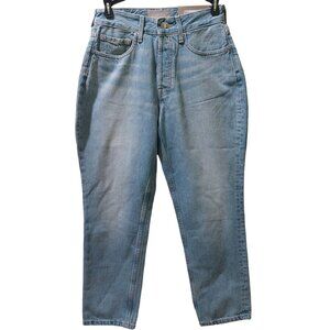 Everlane Women's Curvy 90s Cheeky Straight Jean Vintage Sunbleached Blue Size 26